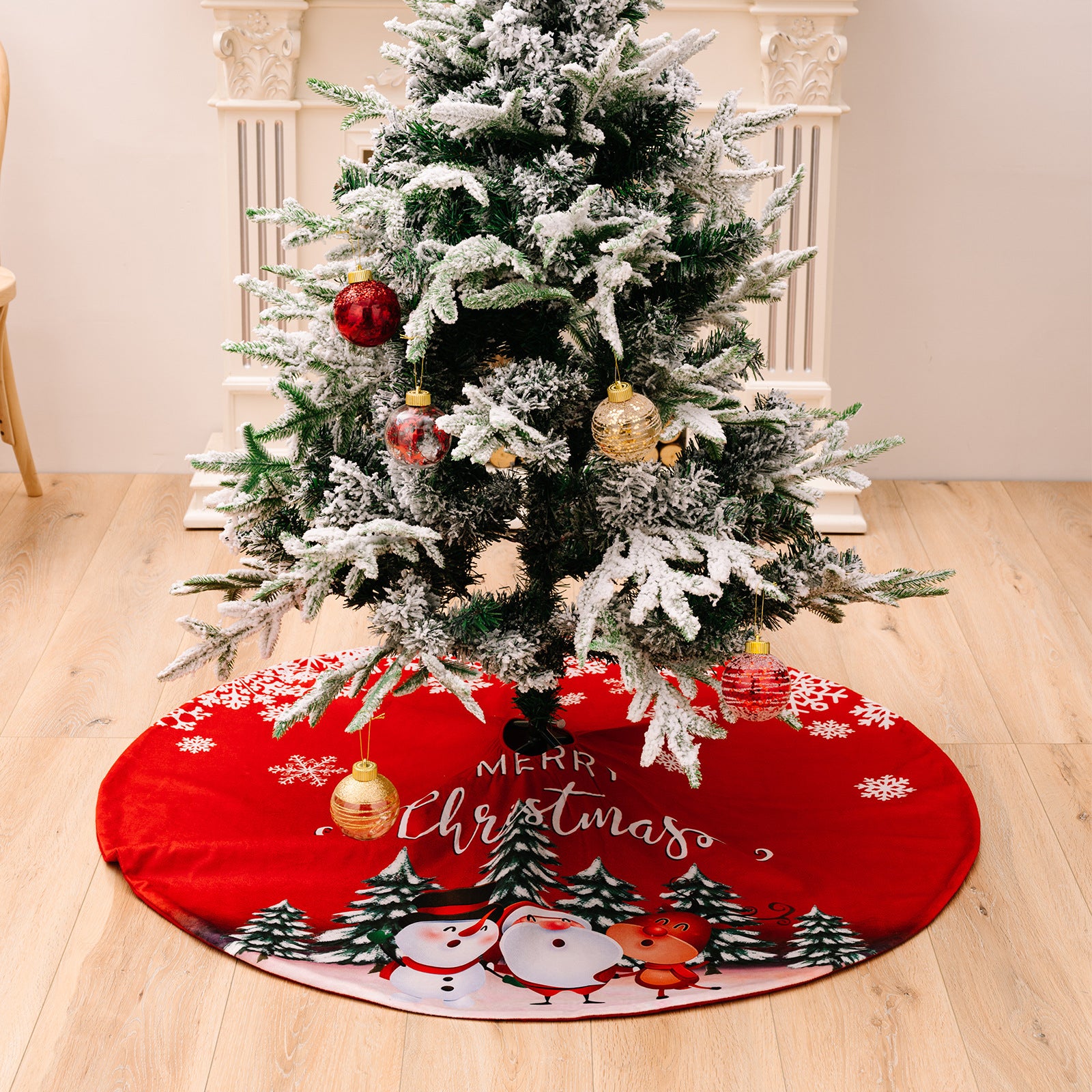 Wholesale Christmas Tree Decoration Supplies Christmas Red Tree Skirt